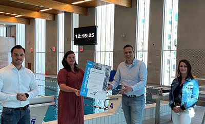 Uitreiking certificaat Made Blue