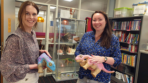 Docenten Logopedie Wilma Lipke en Lisanne Zanting