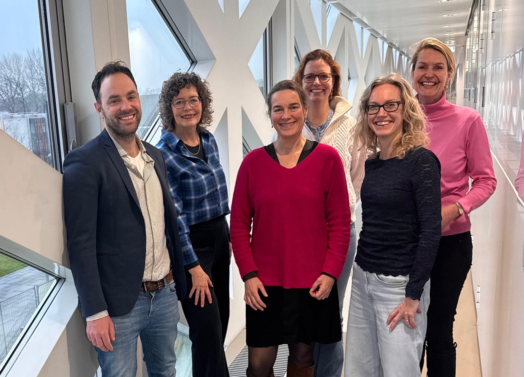 Het team van familie in bedrijf