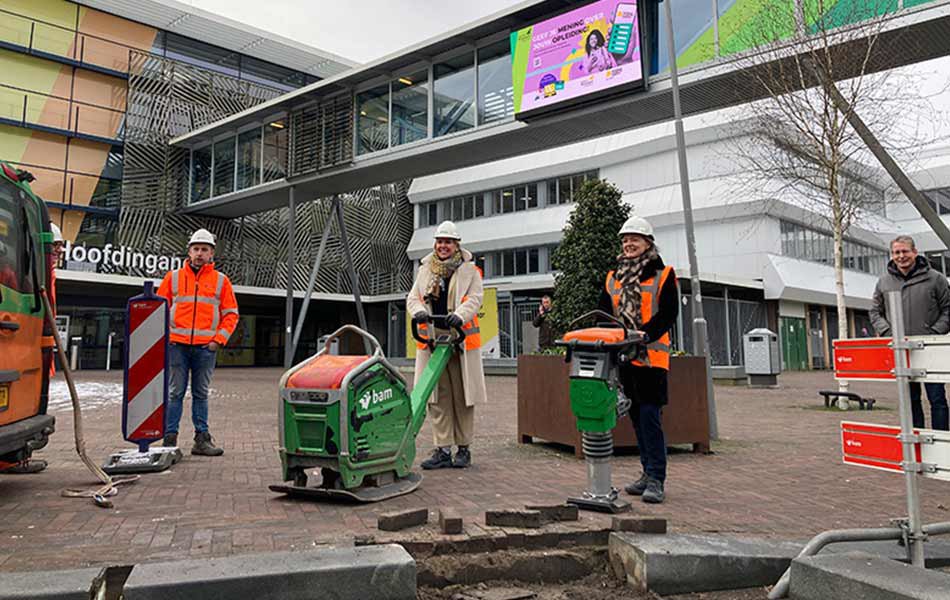 De eerste stappen naar een groene campus.